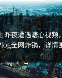 业内人士昨夜遭遇溏心视频，迷醉糖心Vlog全网炸锅，详情围观